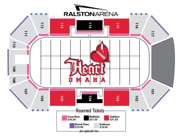 Ralston Arena Seating Chart